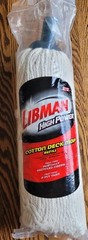 Libman Deck Mop Refill Cotton 4 Ply Yarn Highpower 944 NIP
