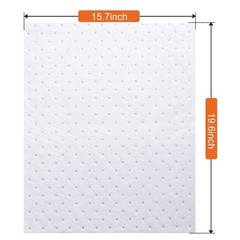 CenpRoz Spill Absorbent Pads 15″ x 20″ Heavyweight Oil Absorbing Mats,White A…