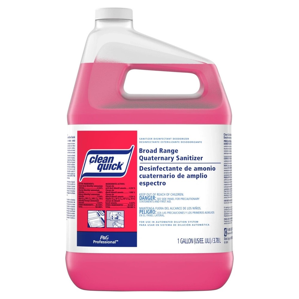 Clean Quick 1 gal. Broad Range Quaternary Sanitizer Sweet Scent