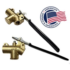 Carpet Cleaning 1/4″ DAM Brass Angle Valve 1300 PSI Portable Wand & Truck mount