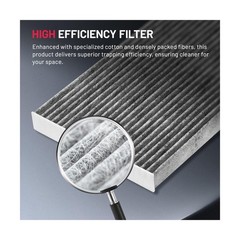 BDFHYK 2PC CF11777 Cabin Air Filter w/Activated Carbon Compatible w… Fast Ship