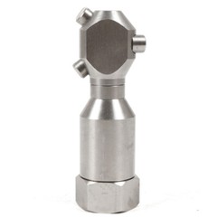 1/2″ 3 Jet Jetter Head Tank Wash Spray Nozzle Drain Sewer Cleaner 360° Rotating