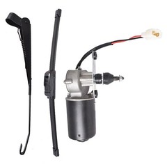 12V Electric Windshield Wiper Motor Kit Replacement for Hard Coated