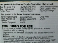 Hospital grade Disinfectant 1/2 Gal Makes 32 Gallons see pics Label Information