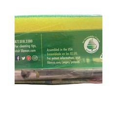 Libman Gritty Nitty Mop Roller Refill Green Tear Resistant Cleaning Pads