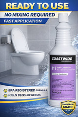 Coastwide Bowl Cleaner Disinfectant 32 Oz 20 Pack 640 Oz EPA 8155-7-98104
