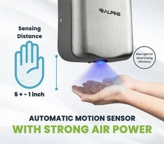 Commercial Electric Hand Dry Stainless Steel Automatic Alpine Hemlock