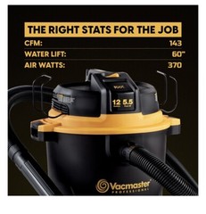 Vacmaster Beast Professional Series Wet Dry Vacuum 120 W 120 V – VJH1612PF 0201