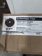 PRO-SOURCE 17″ Heavy Duty Black Floor Stripping Pad: Coarse Qty 5 PS-400117