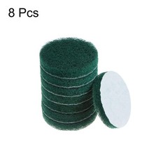 8pcs Drill Power Brush 4 Inch Tile Scrubber Scouring Pads 150-240 Grit