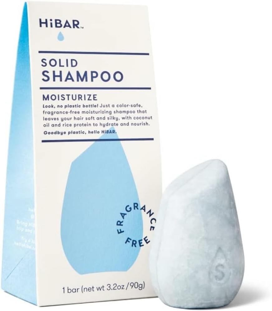 HiBAR – Moisturize Fragrance-Shpoo Bar – For Dry, Frizzy Hair –