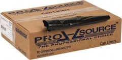 PRO-SOURCE 45 Gal 1.25 mil Heavy-Duty Trash Bag 40″ Wide x 46″ High, Black