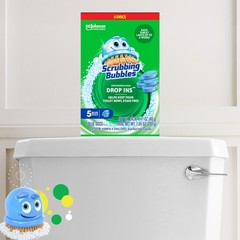 Scrubbing Bubbles Toilet Bowl Tablets, Continuous Clean 5 Count (Pack of 3)
