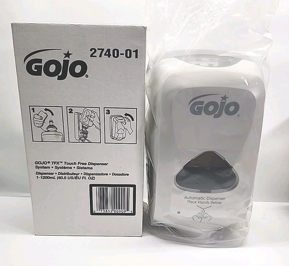 GOJO 274012 TFX Touch-Free Automatic Foam Soap Dispenser – Gray New