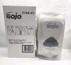 GOJO 274012 TFX Touch-Free Automatic Foam Soap Dispenser – Gray New