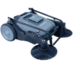 Industrial Floor Sweeper with 3 Brooms, 39 inch Cleaning width, 39,000 Sq.ft/h