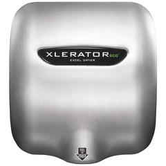 EXCEL DRYER Hand Dryer,10 sec,56 to 66 dBA,SLVR 455A96