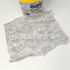 72 Towel GoJo 6396 Pre-Moistened Scrubbing Hand & Surface Wipes Citrus