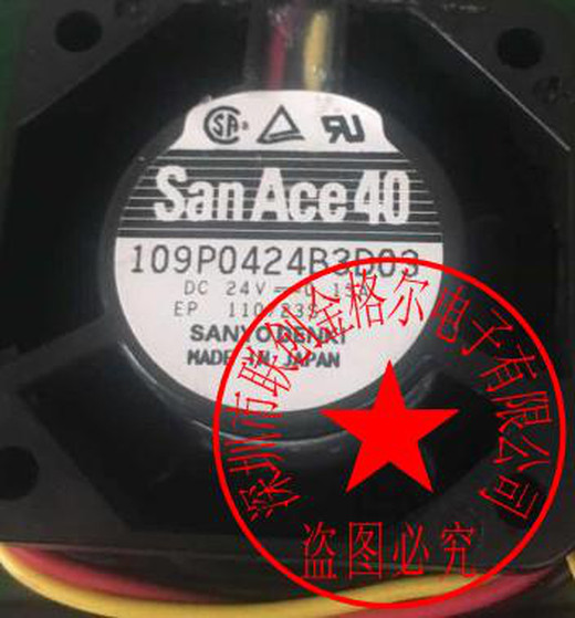 1pc new fan freeship 109P0424B3D03 DC24V 0.13A SANYO 4028