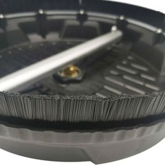 3600PSI,15″Pressure Washer Surface Cleaner Brush Water Broom w/ 2 Extension Wand