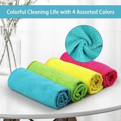 HOMEXCEL Microfiber Cleaning Cloth12 Pack Cleaning Rags Cleaning Towels with …