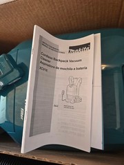 Makita XCV18ZX Cordless Backpack Vacuum Cleaner HEPA Bagged 18V 36V