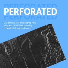 Reli. SuperValue 40-45 Gallon Trash Bags, 125 Count, Heavy Duty Black, Multi-Use