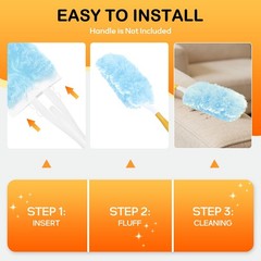 SetSail 25 Count Duster Refills Compatible with Swiffer Dusters for Blue