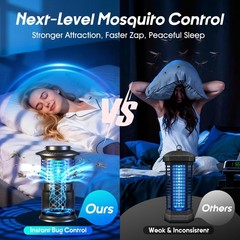 Sayneep Bug Zapper Outdoor 2-In-1 Mosquito Zapper 12H Long-Lasting Rechargeable
