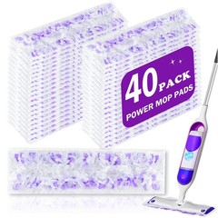 Xfkjor 40 Pack Disposable Power Mop Refill Pads For – Mop Pads For All