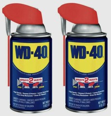 WD-40 SMART STRAW 490026 Multi-Purpose Lubricant 2 Pack Rust Prevent 8 oz