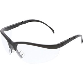 SAFETY GLASSES KLONDIKE BLK/CLR LENS – 31 Each MSW-KD110