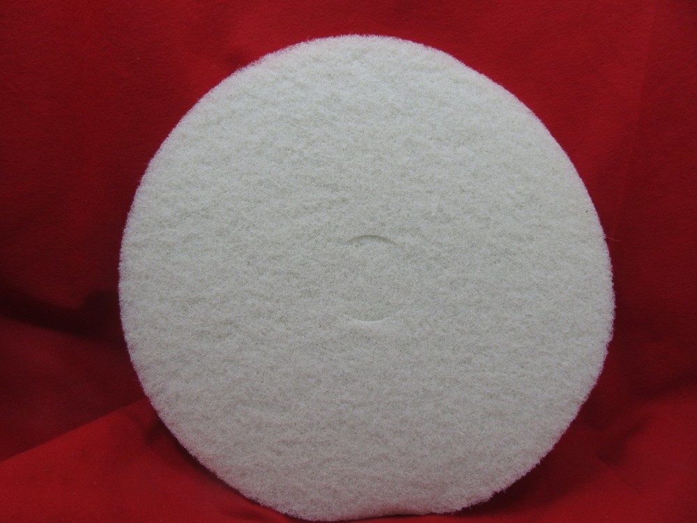 ABILITY ONE Polishing Pad, 20 In, White, PK of 5, 7910-01-0928503, White