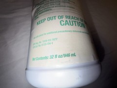 EcoLab TB Disinfectant Cleaner Ready to Use E110905 Single Bottle 32 Fl Oz
