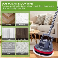 3 Pack 12″ Floor Machine Pads Compatible with Oreck Commercial 550MC Orbiter …