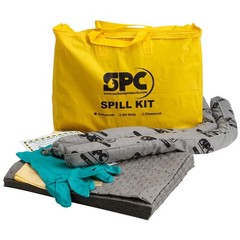BRADY SPC ABSORBENTS SKA-PP-TAA Spill Kit, Universal, Yellow 42X753