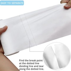 5 Gallon Trash Bags – 20 Liter Strong Garbage Bags Small Clear Liners for Off…