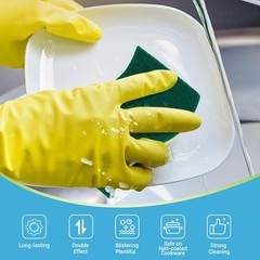 AIDEA Sponges Kitchen, 9Count, Dish Sponges, Heavy-Duty Sponge 9 Count, Green