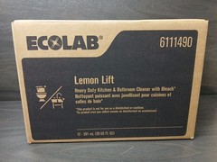 12pk EcoLab Lemon Lift Heavy Duty Kitchen Bathroom Cleaner 20oz 11490
