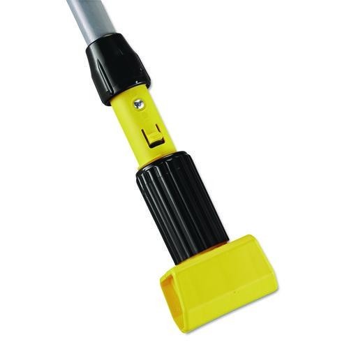 Rubbermaid Commercial Gripper Fiberglass Mop Handle, 1″ dia x 54″, Black/Yellow