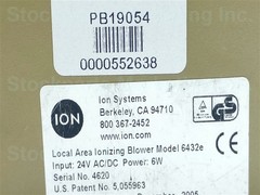 ION SYSTEMS 6432e Local Area Ionizing Blower 24V AC/DC 6W Fast Shipping