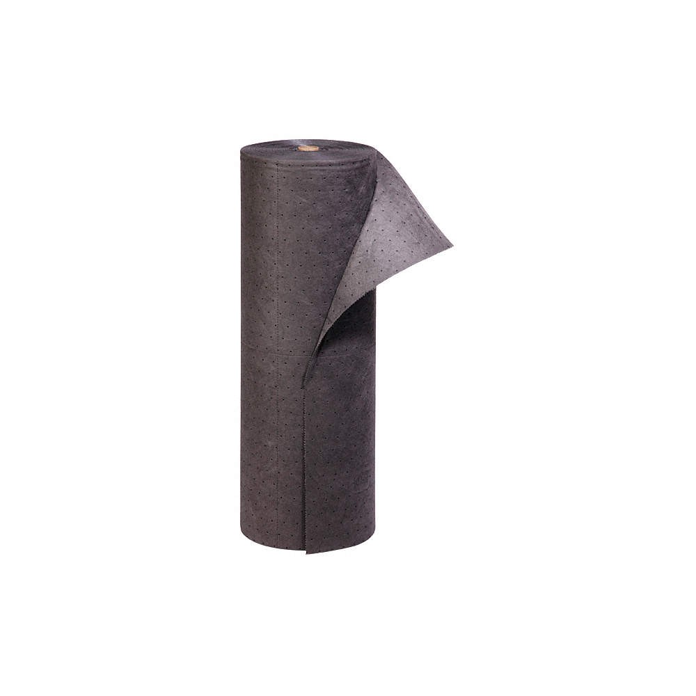 PIG MAT137 Absorbent Roll,Universal,Gray,150 ft.L 30PY93