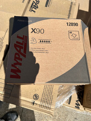 5x 68 wipes per box WypAll 12890 X90 Ultra Duty Cleaning Cloths BLUE 340 Total