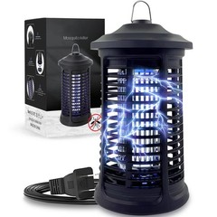 Electric Bug Zapper Indoor/Outdoor, 4200V High Powered Mosquito Zappers Black