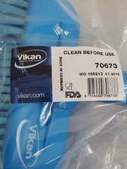 *NEW* BOX OF 4 Vikan 70673 Remco Blue Scrub Brush Split Bristle + Warranty!