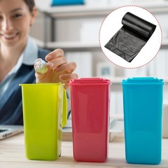 8 Rolls / 240 Counts Small Trash Bags 0.5 Gallon Garbage Bags Black