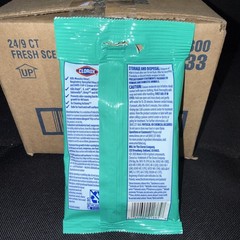 New Bulk Clorox To Go Pack Disinfecting Wet Wipes (9 piece/pk 24 Packs/case)