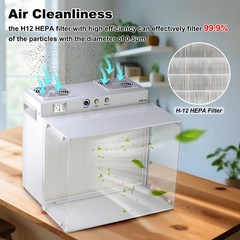 HEPA H12 Filtration Laminar Flow Hood with HEPA Filter,FFU, Fan Filter Flow H…