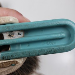 Vintage Electrolux Vacuum Dusting Brush Horsehair Attachment 7816-1 Teal Cream