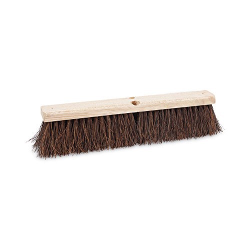 Boardwalk Floor Brush Head, 3.25″ Natural Palmyra Fiber Bristles, 24″ Brush
